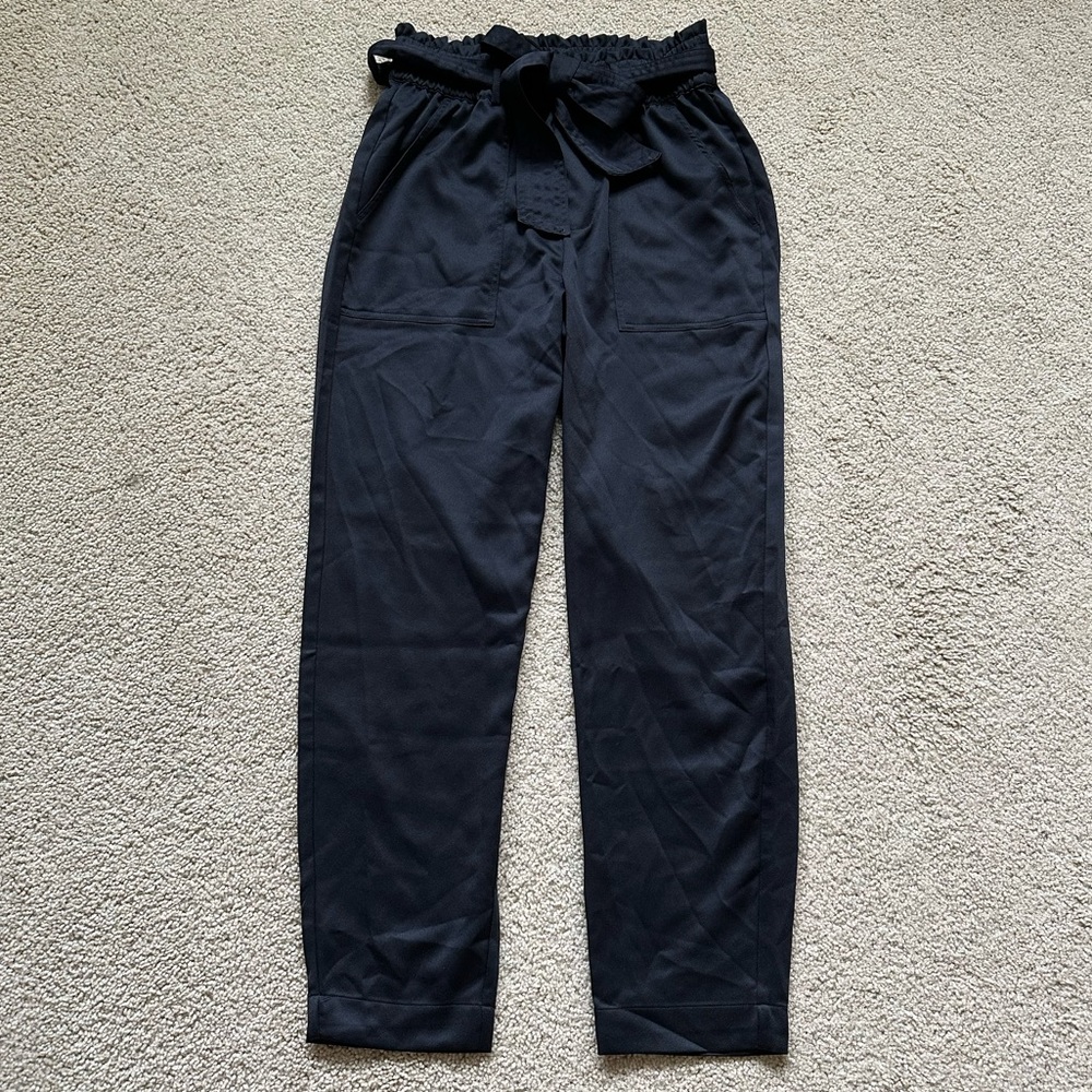 Abercrombie high waisted Satin Trousers